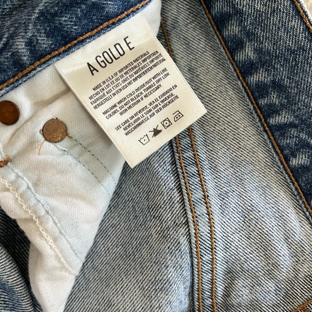 Agolde Riley High Rise Straight Crop Jeans - Picture 6 of 12